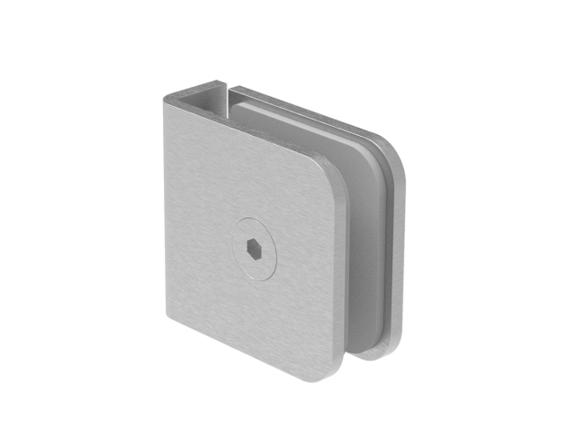 Glass clamp, AISI 304, T 8-10 mm